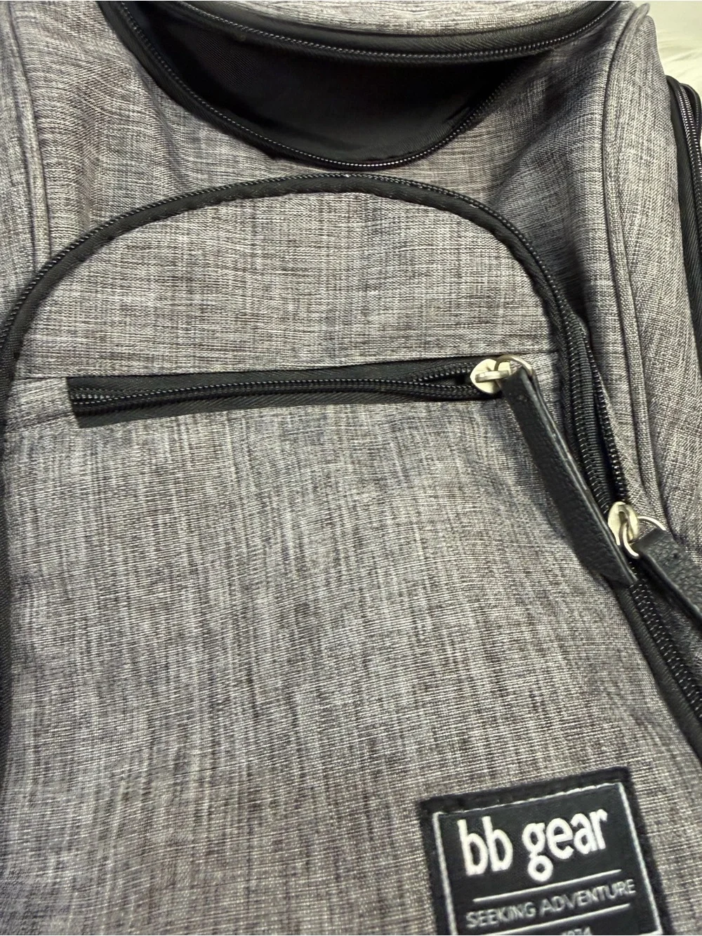 Gray baby Backpack - Durable Travel & Everyday Bag